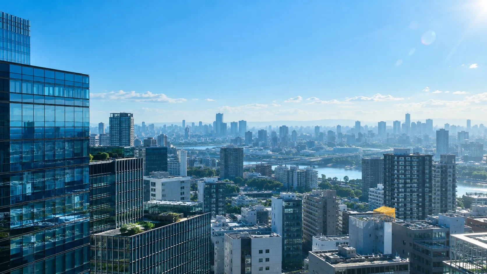 大阪の街並み